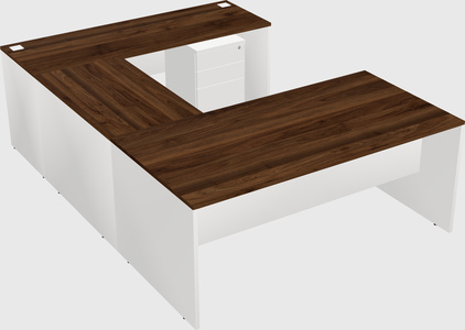 U-shaped desk