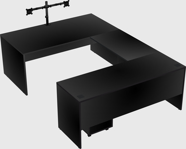 U-shaped desk