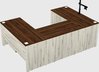 U-shaped desk