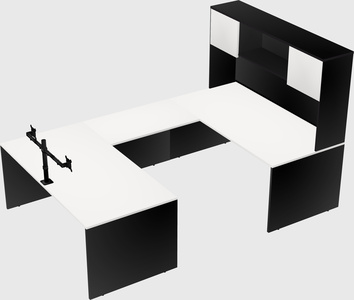 U-shaped desk