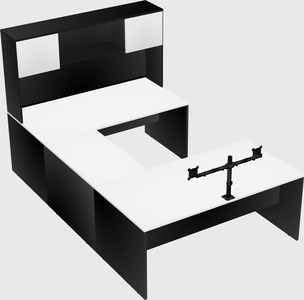U-shaped desk