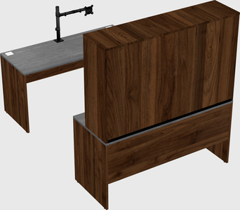 U-shaped desk