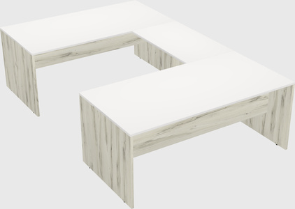 U-shaped desk