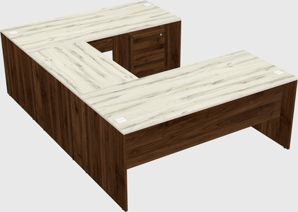 U-shaped desk