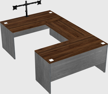 U-shaped desk