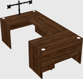 U-shaped desk
