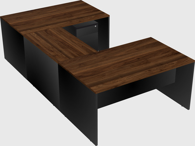 U-shaped desk