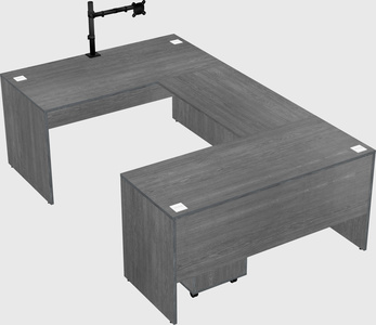 U-shaped desk