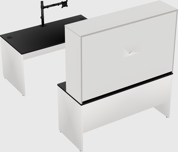 U-shaped desk