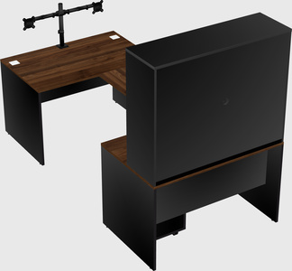 U-shaped desk