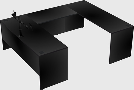 U-shaped desk