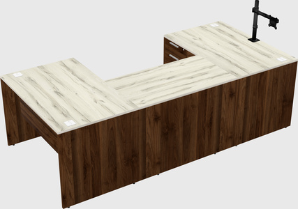 U-shaped desk