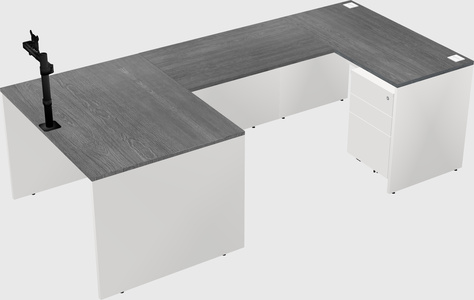 U-shaped desk