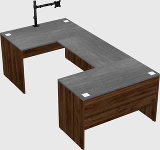 U-shaped desk