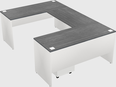 U-shaped desk