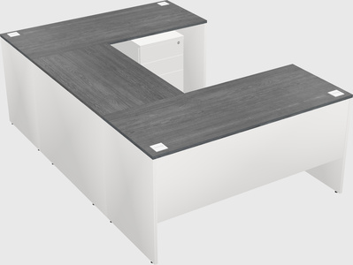 U-shaped desk