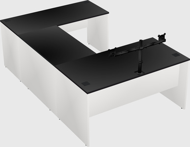 U-shaped desk