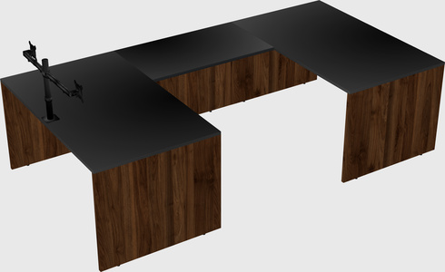 U-shaped desk