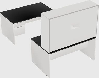 U-shaped desk
