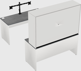 U-shaped desk