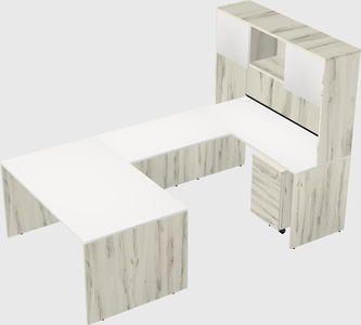 U-shaped desk