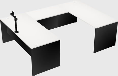 U-shaped desk