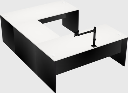 U-shaped desk