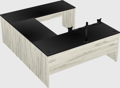 U-shaped desk
