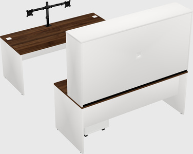 U-shaped desk