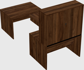 U-shaped desk