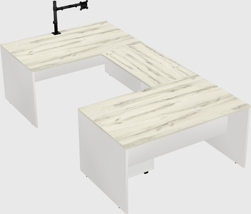 U-shaped desk