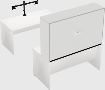 U-shaped desk