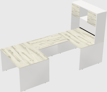 U-shaped desk