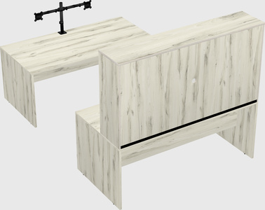 U-shaped desk