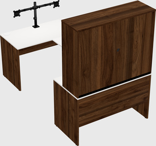 U-shaped desk