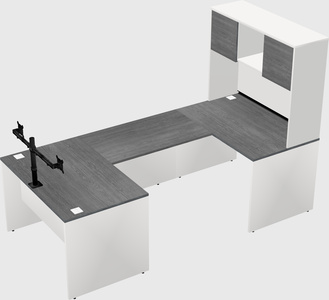 U-shaped desk