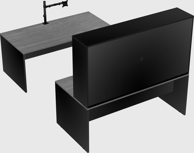 U-shaped desk