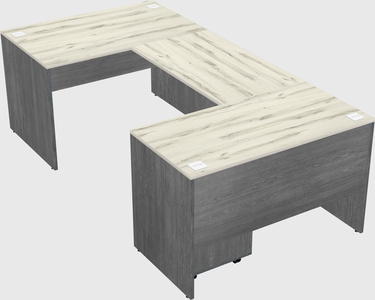 U-shaped desk