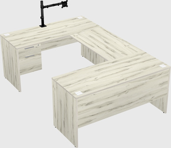 U-shaped desk