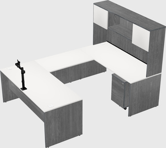 U-shaped desk