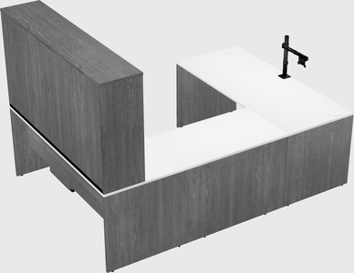 U-shaped desk