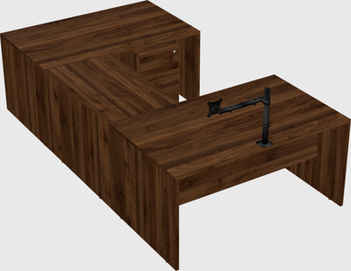 U-shaped desk