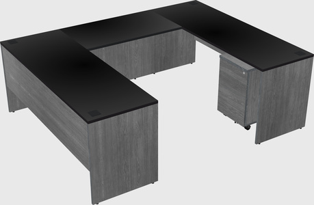 U-shaped desk