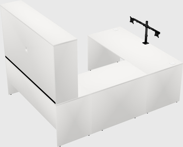 U-shaped desk