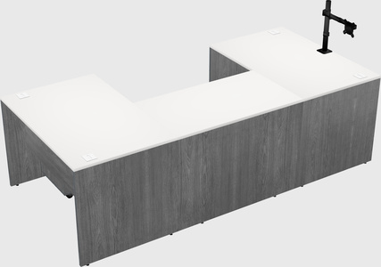 U-shaped desk