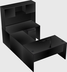 U-shaped desk