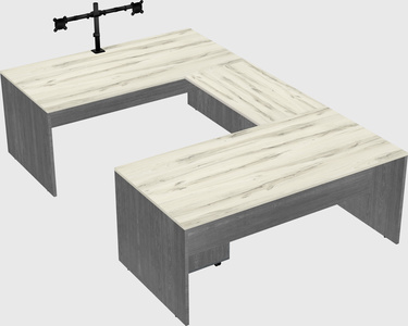 U-shaped desk