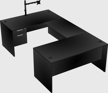 U-shaped desk