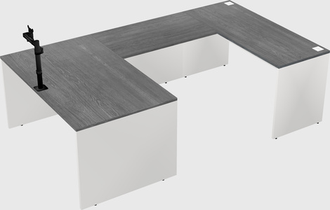 U-shaped desk