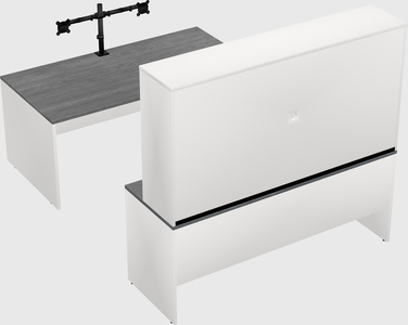 U-shaped desk